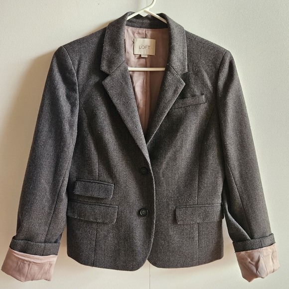 Loft Lined Wool Blazer in Women's Size 6 - Picture 11 of 15